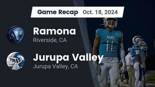 Football Recap: Ramona Beats Jurupa Valley for Their 14th Straig