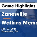 Zanesville vs. Watkins Memorial