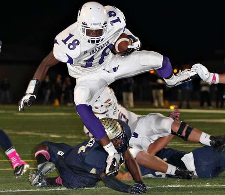 Franklin running back Tre Lampley had a rushing touchdown in the victory.