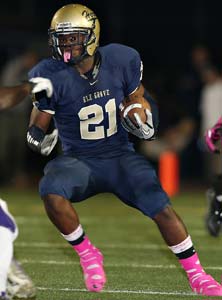 Wadus Parker scored Elk Grove's only
touchdown on a 9-yard run.