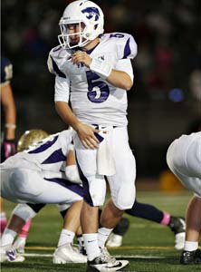 Franklin quarterback Trent Spallas.