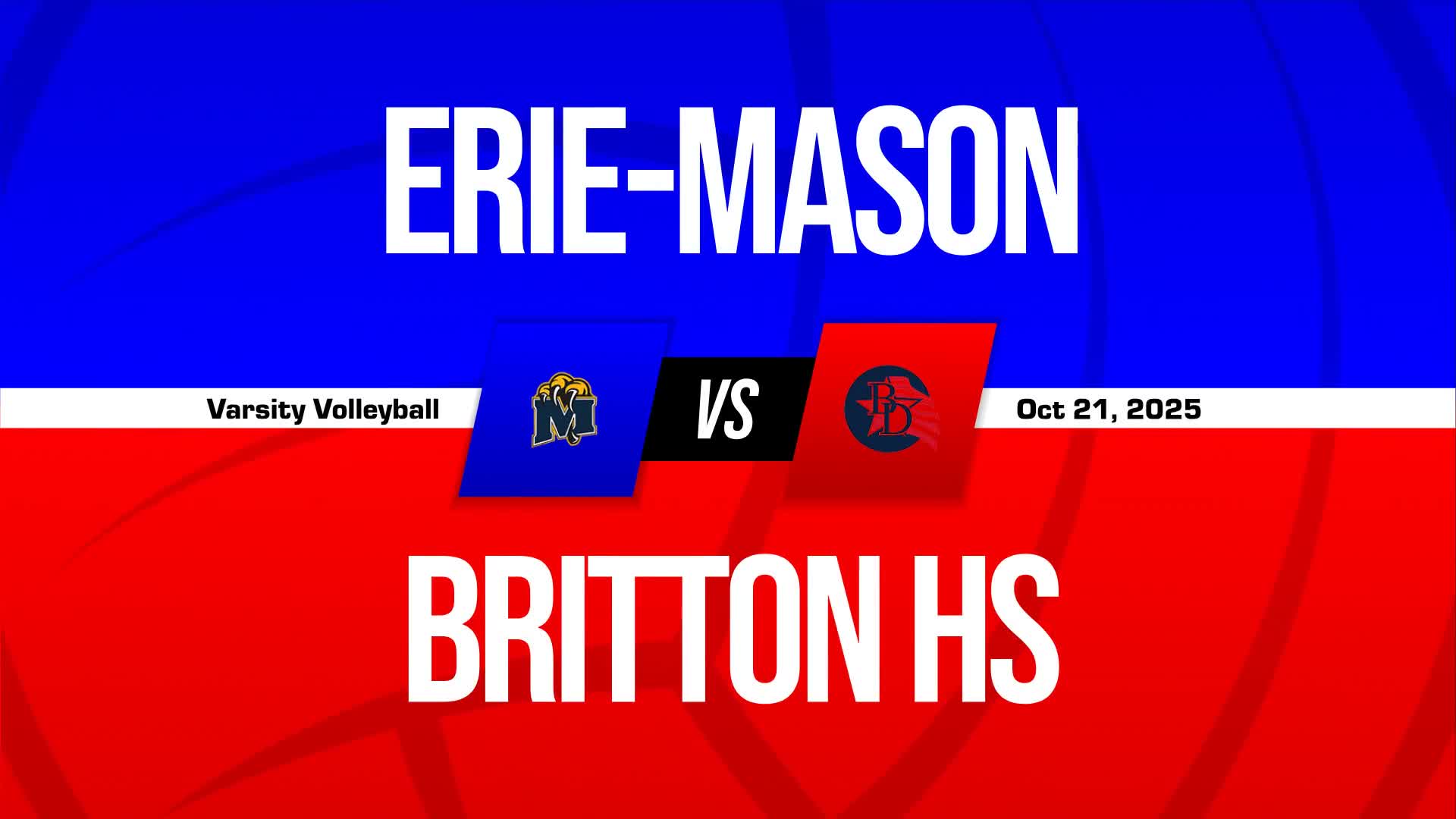 Volleyball Recap: Erie-Mason Has No Trouble Against Britton Deerfield + How To Watch