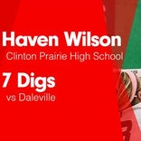 Softball Recap: Clinton Prairie triumphant thanks to a strong effort from  Haven Wilson