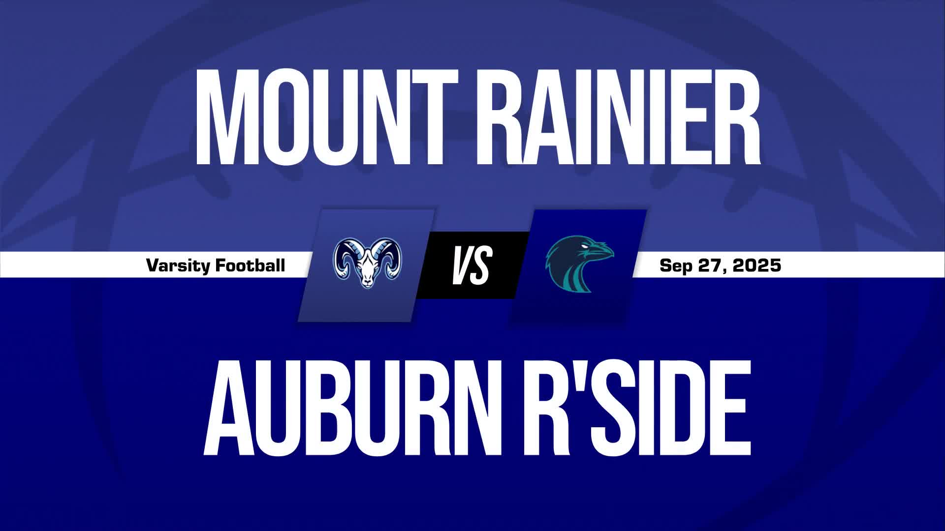 Football Recap: Mt. Rainier Skates Past Kentridge with Ease