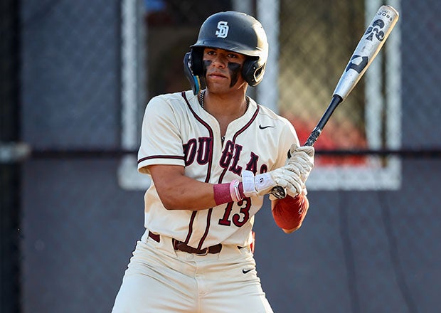Part of a star-studded Class of 2024 at Stoneman Douglas, outfielder Alex Rodriguez hit .385 with a .538 OBP and 39 runs. (Photo: Laura Martin)