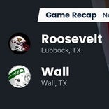 Football Game Recap: Roosevelt Eagles vs. Wall Hawks