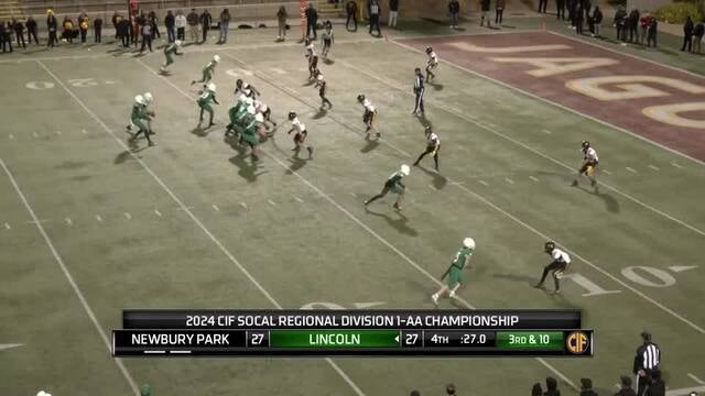 Akili Smith jr. Game Report: vs Newbury Park