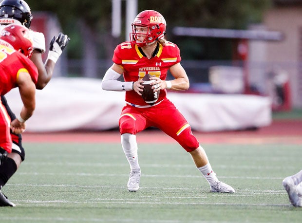 DJ Ralph accounted for five touchdowns, including the game winner, in Cathedral Catholic's remarkable 44-41 win over Centennial on Friday.