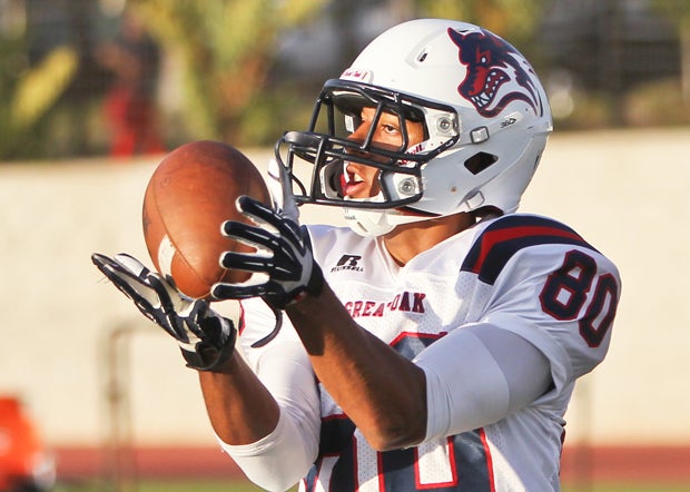 Great Oak's Brandon Presley hauled in seven passes for 263 yards and three scores, giving him 20 catches for 520 yards and seven touchdowns on the season, a whopping 26.0-yard-per-reception average.