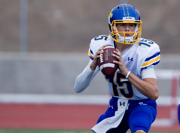 El Toro quarterback Trey Tinsley needed to pack down his right shoulder with ice after completing 50 passes in 75 attempts.