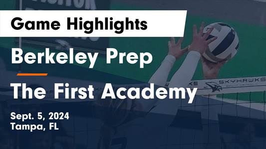 Volleyball Recap: Berkeley Prep picks up sixth straight win at home