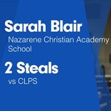 Sarah Blair Game Report