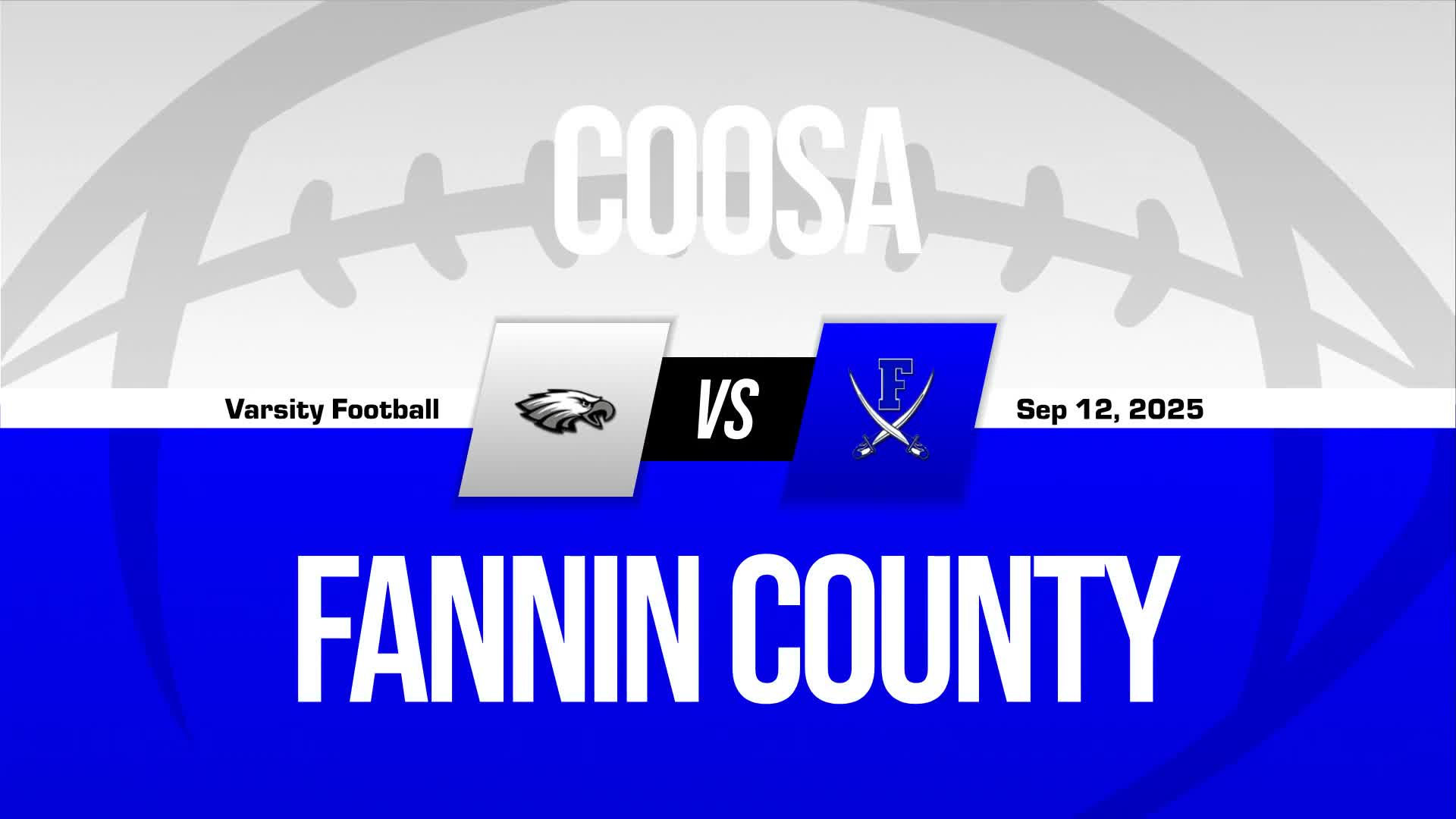 Football Game Preview: Fannin County Rebels vs. Chattooga Indians