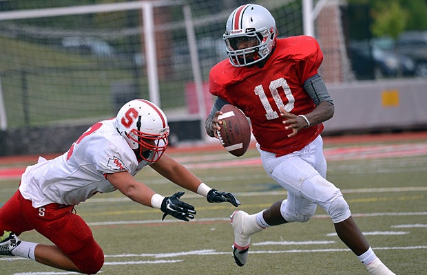 Josh Dieter helped lead No. 11 Parkland to a 21-0 victory in a scrimmage against Souderton last week. He hopes to have similar success once the games count.