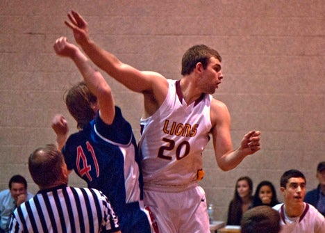 Colin Cantwell, right, is the leading scorer for 1A Shining Mountain, which beat 3A No. 1 Kent Denver earlier this week.