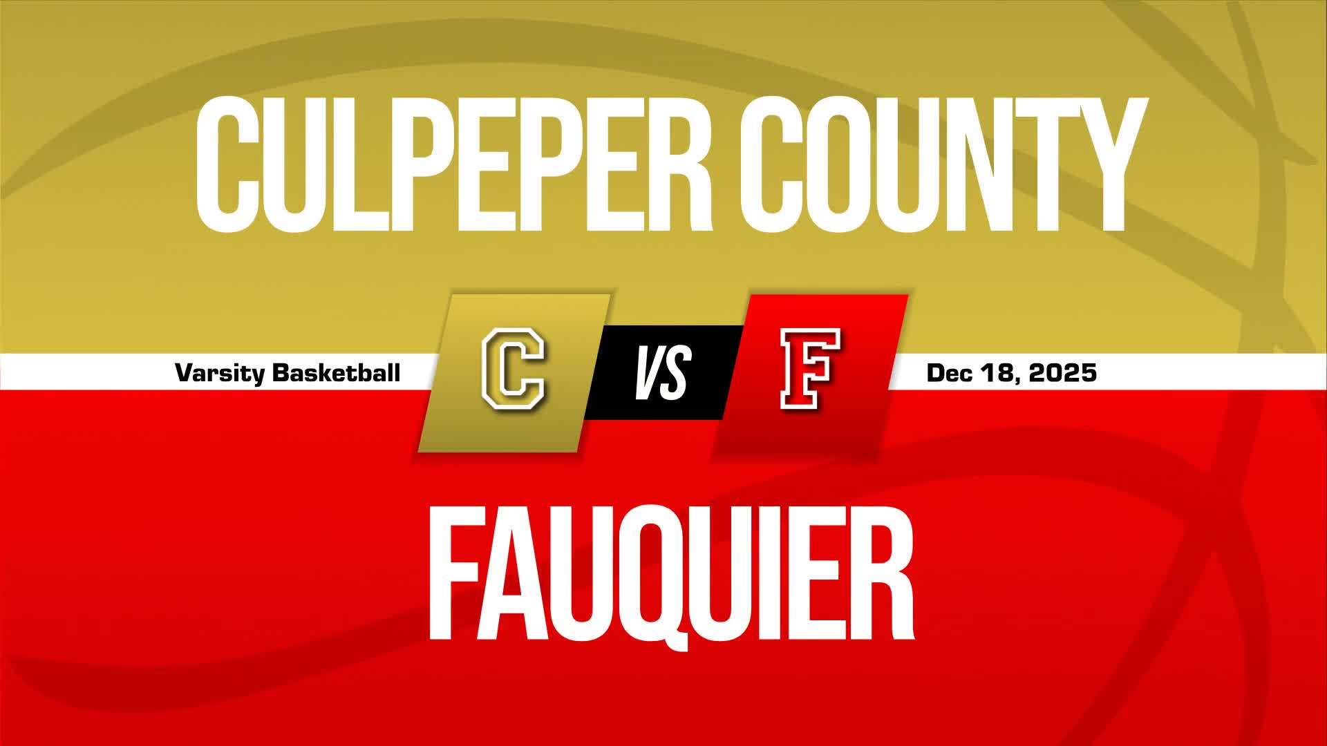 Basketball Recap: Culpeper County's Luck Changes for the Better  on Wednesday + How To Watch