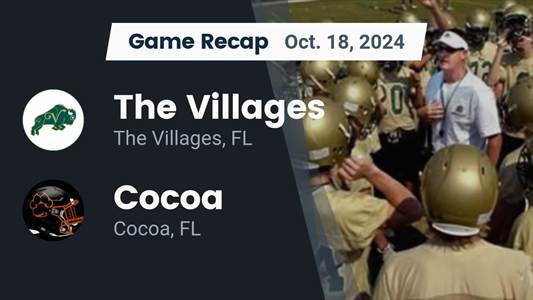 Football Recap: Cocoa Piles Up the Points Against the Villages Charter