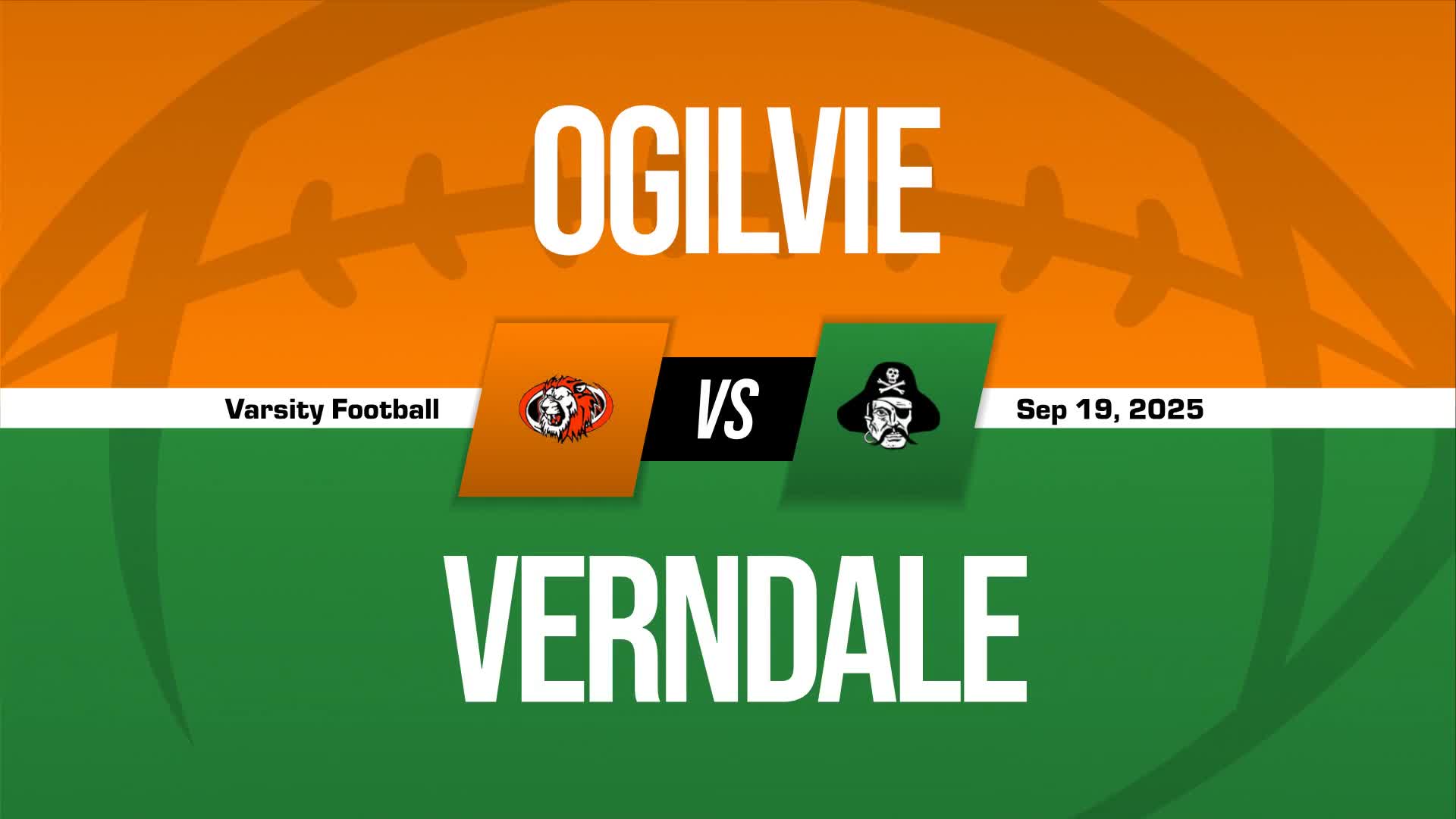 Football Game Preview: Ogilvie Lions vs. Bertha-Hewitt Bears