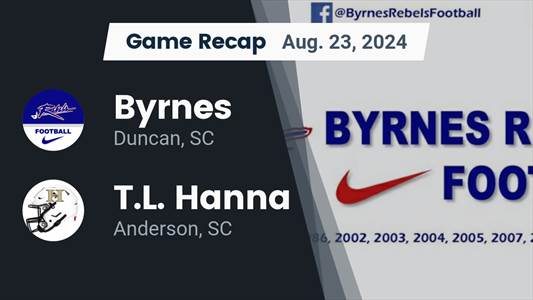 Football Recap: T.L. Hanna Comes Up Short in High-Profile  Game 