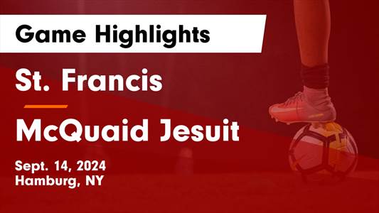 Soccer Game Recap: St. Francis Comes Up Short
