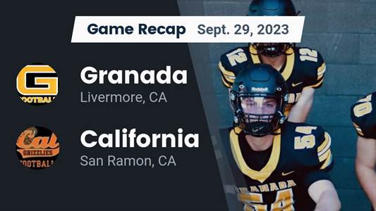 Football Game Recap: Amador Valley Dons vs. Granada Matadors