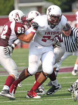 Jarron Jones is 6-foot-6, 290 pounds.