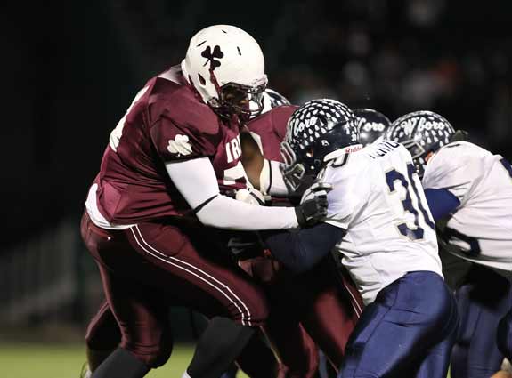 Jarron Jones was too big to play Pop Warner football. The Notre Dame recruit had to work much harder than others to make up for lost time.