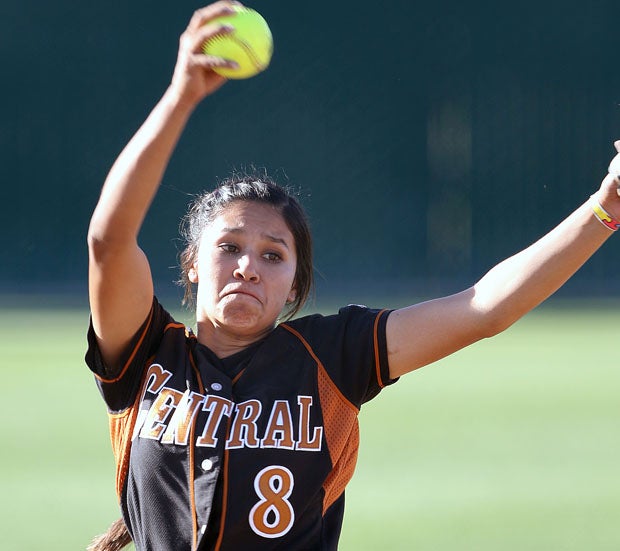 Central pitcher Gianna Mancha hopes to reverse last year's loss in the Central Section Division I finals. 