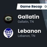 Gallatin vs. Lebanon