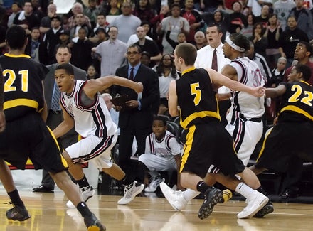 Good for Salesian. The ball got to Jabari Brown. 