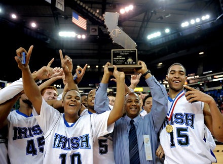 Sacred Heart Cathedral celebrates its first boys state title. 