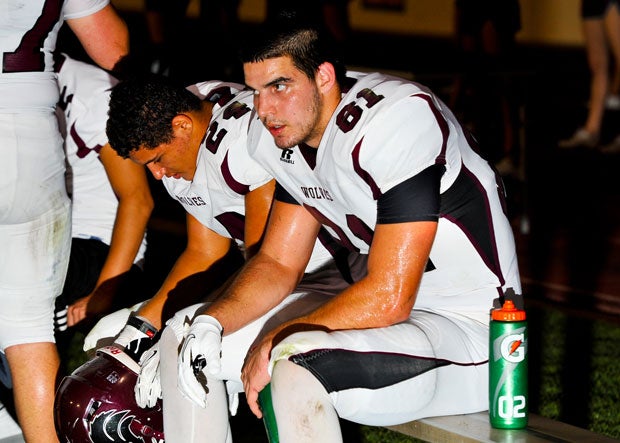 Mark Andrews hasn't had too many breaks like this recently while juggling football and basketball at Desert Mountain.