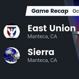 Football Game Recap: Sierra Timberwolves vs. East Union Lancers