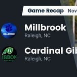 Football Game Recap: Millbrook Wildcats vs. Cardinal Gibbons Crusaders