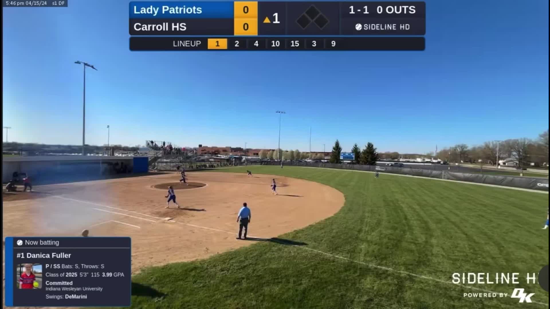 Softball Recap: Heritage Has No Trouble Against Adams Central