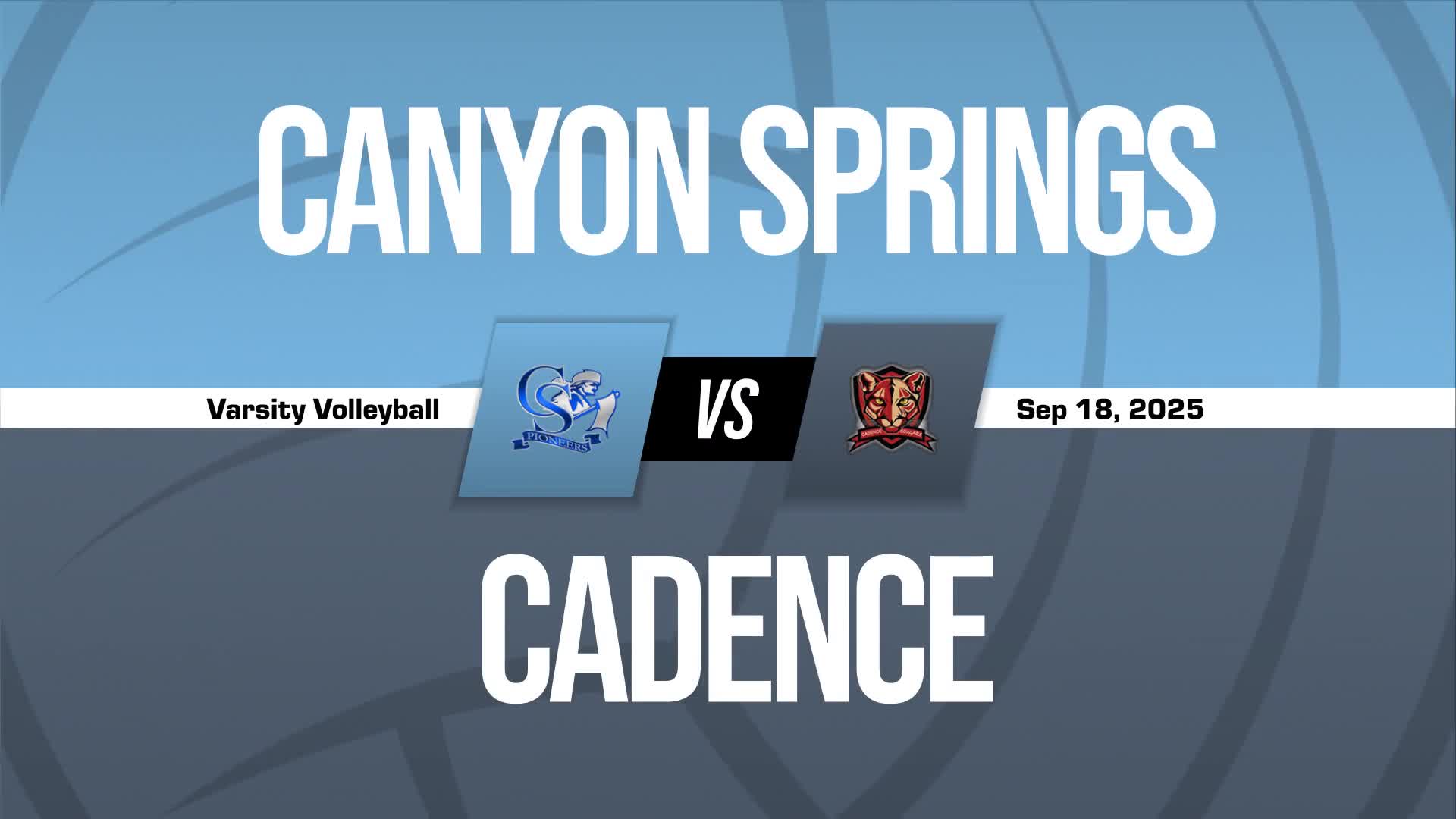 Volleyball Recap: Canyon Springs Comes Up Short