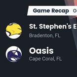 Saint Stephen&#39;s Episcopal beats Oasis for their third straight win
