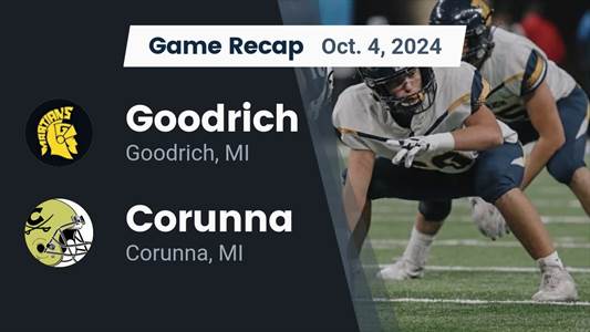 Football Recap: Corunna Skates Past Clio with Ease