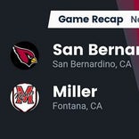 San Bernardino wins going away against Miller