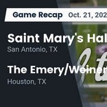 Football Game Recap: Saint Mary&#39;s Hall Barons vs. Emery/Weiner