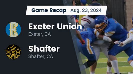 Football Recap: Exeter Piles Up the Points Against Woodlake