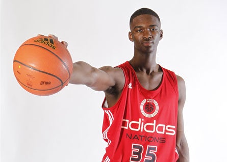 Noah Vonleh has helped Mass Rivals reach the quarterfinals of the adidas Super 64 in Las Vegas.