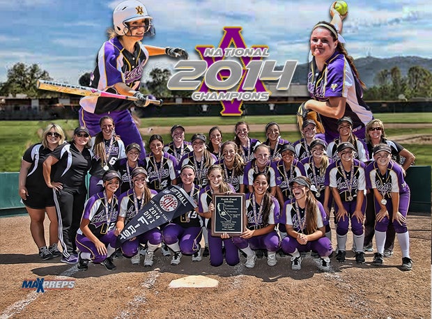 Amador Valley is our 2014 softball national champion.