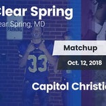 Football Game Recap: Clear Spring vs. Capital Christian Academy