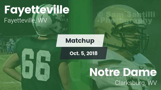 Football Game Recap: Fayetteville vs. Notre Dame
