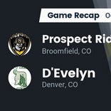 Prospect Ridge Academy vs. D&#39;Evelyn