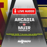 LISTEN LIVE Tonight: Arcadia at Muir