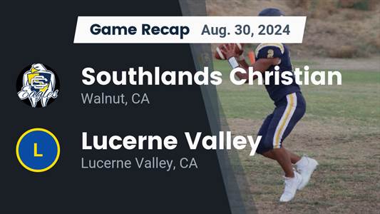 Football Game Preview: Lucerne Valley Mustangs vs. Hesperia Christian Patriots