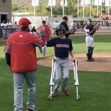 Video: Inspiring Arizona senior with cerebral palsy scores first varsity run