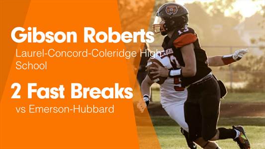 Gibson Roberts Game Report: @ West Holt